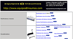 Desktop Screenshot of equiposeinsumos.com